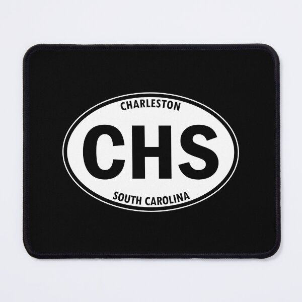 Item preview, CHS, Charleston, South Carolina Oval Travel Sticker designed and sold by BBTravels.