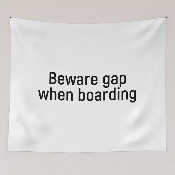 Item preview, Beware gap when boarding designed and sold by Joshy-B.