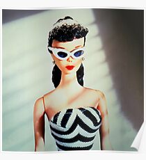 Vintage Retro-Puppe Poster