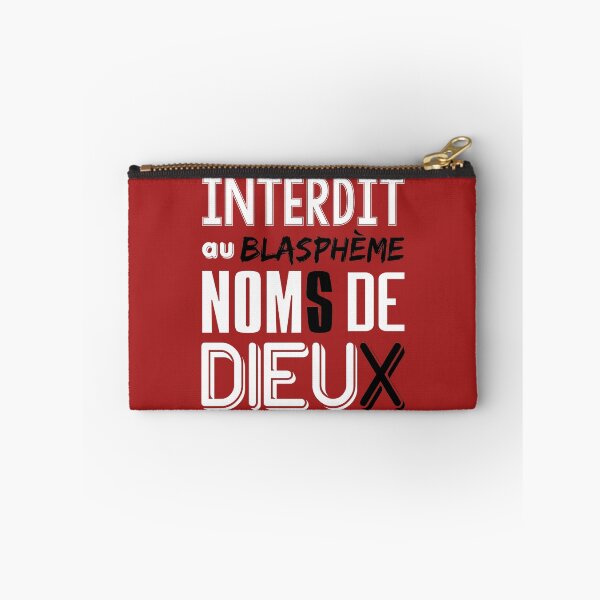Item preview, INTERDIT au blasphème NOMS DE DIEUX v1 designed and sold by Thibaut Bachelier.