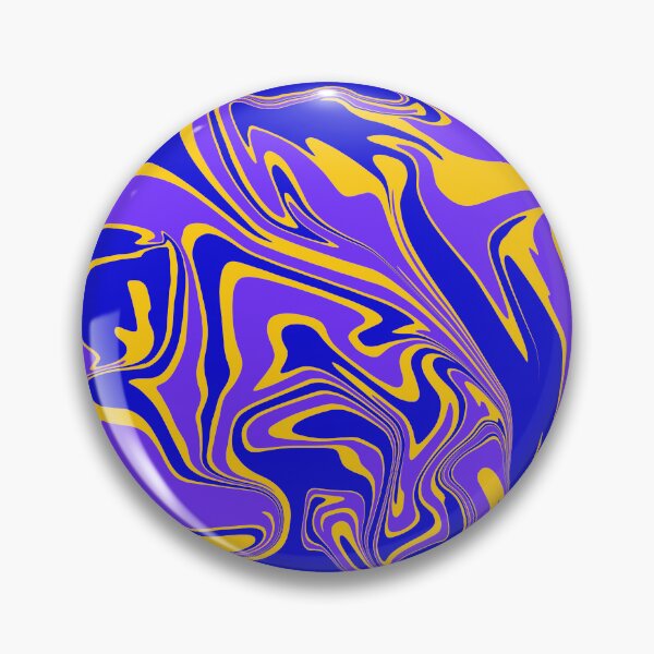 Item preview, Gold, Blue, & Purple Liquid Swirl designed and sold by rainestore.