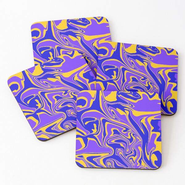 Item preview, Gold, Blue, & Purple Liquid Swirl designed and sold by rainestore.