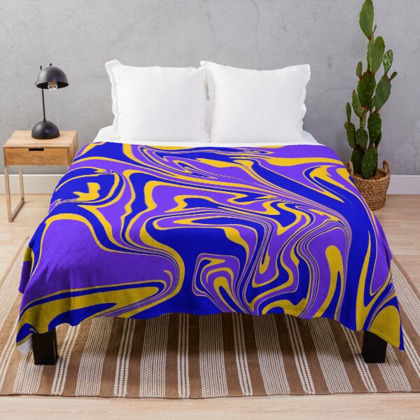 Item preview, Gold, Blue, & Purple Liquid Swirl designed and sold by rainestore.