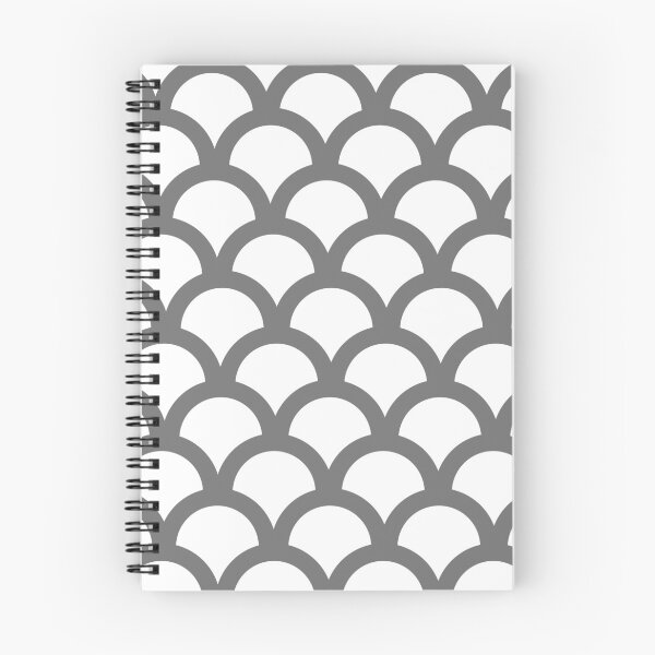 Item preview, Half Circle Gray Pattern designed and sold by mylensflow.