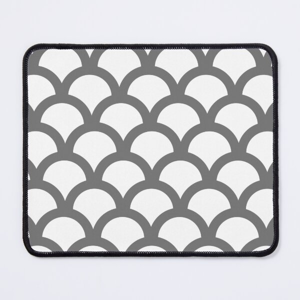 Item preview, Half Circle Gray Pattern designed and sold by mylensflow.