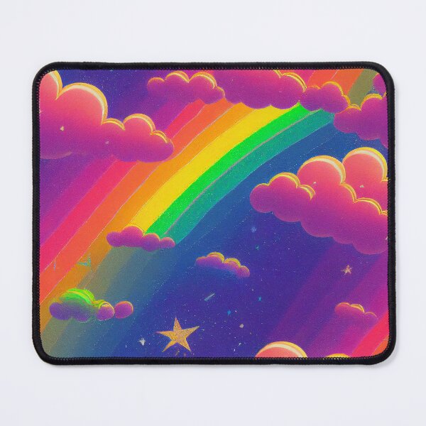 Item preview, Rainbows, Clouds And Stars designed and sold by Unicorn Trainwreck.