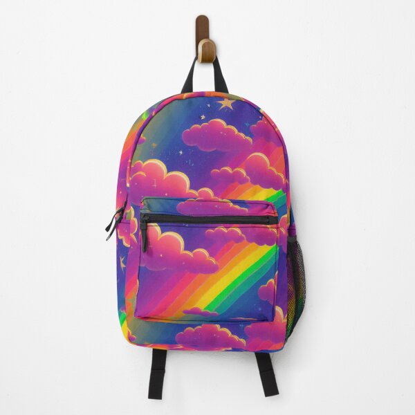 Artikelvorschau, Regenbogen, Wolken und Sterne entworfen und verkauft von Unicorn Trainwreck.
