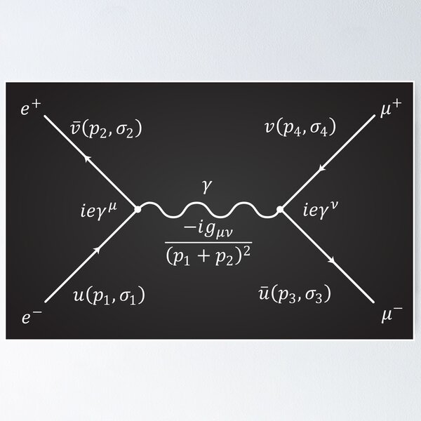 Artikel-Vorschau von Feynman-Diagramm, designt und verkauft von ScienceCorner.