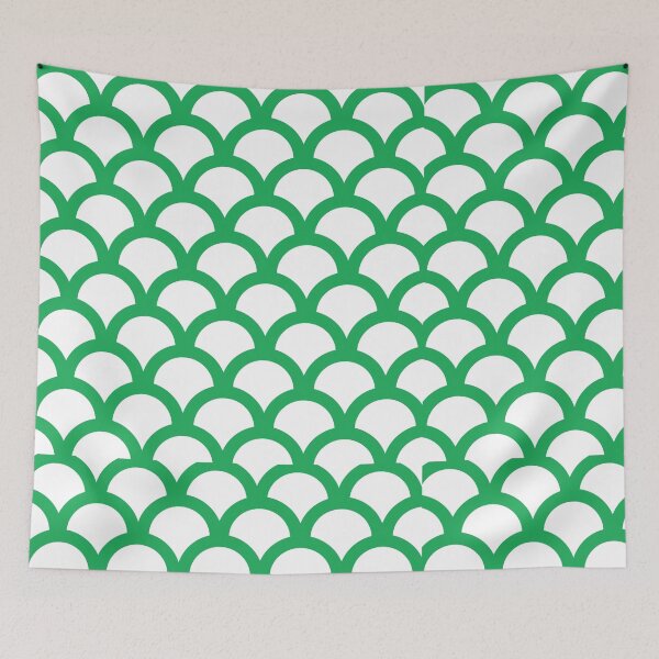 Item preview, Half Circle Green Pattern designed and sold by mylensflow.