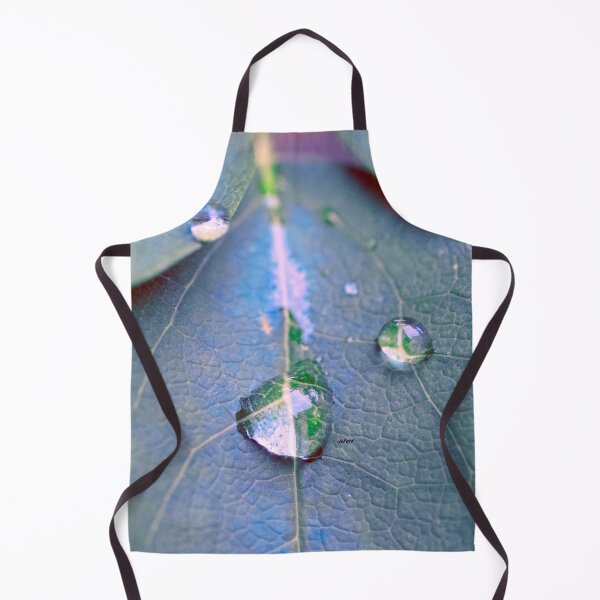Item preview, Water Drops on Blue Leaves - dePace' designed and sold by mrpropcake.