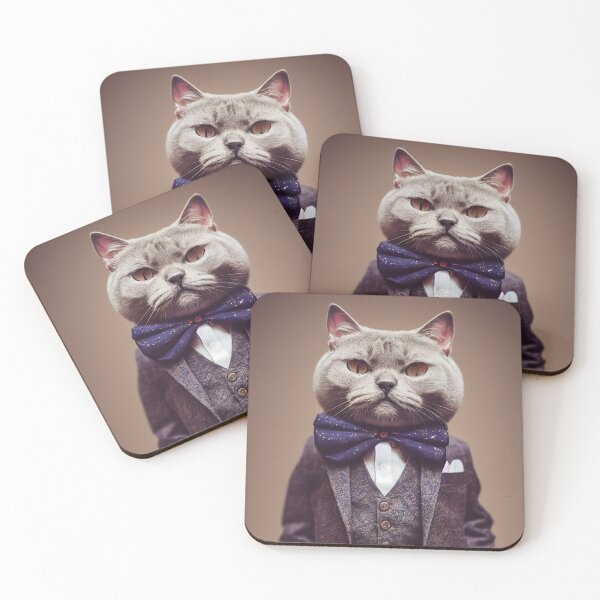 Item preview, British Shorthair cat in a suit, Funny Christmas suit designed and sold by ZAKAABDE2020.