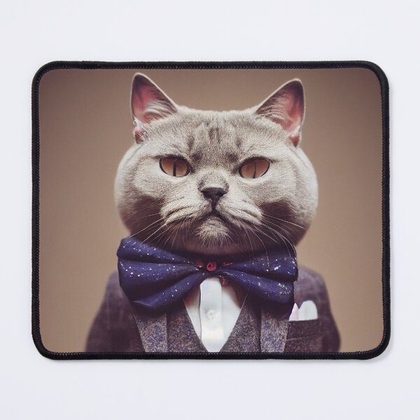 Item preview, British Shorthair cat in a suit, Funny Christmas suit designed and sold by ZAKAABDE2020.