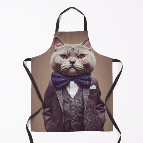Item preview, British Shorthair cat in a suit, Funny Christmas suit designed and sold by ZAKAABDE2020.