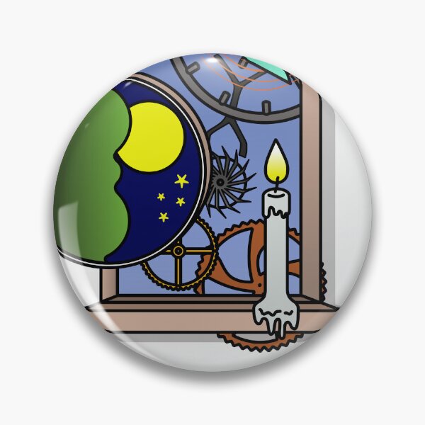 Item preview, The windmill and the moon designed and sold by ROSECODE.