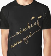 Mischief Managed (black) Graphic T-Shirt