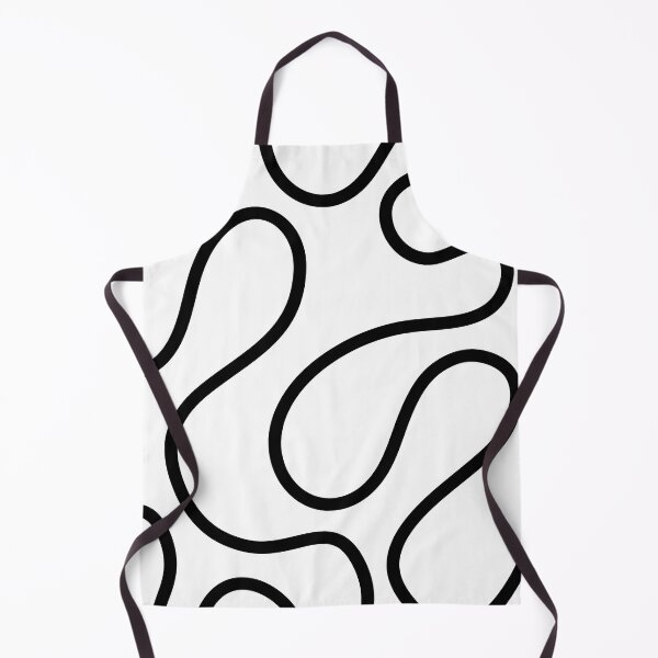 Item preview, Black and White Minimal Curves Lines Abstract Artwork designed and sold by patternsoup.