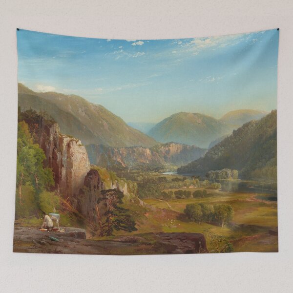 Item preview, The Juniata, Evening | Thomas Moran | 1864 America Landscape Art designed and sold by CJET.