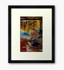 Raw Emotions Framed Print