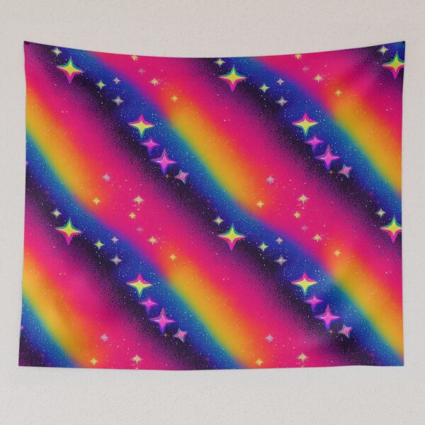 Item preview, Rainbows And Stars designed and sold by Unicorn Trainwreck.