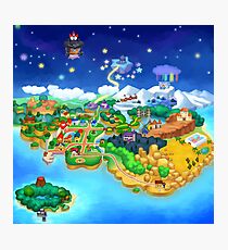 Paper Mario Map Photographic Print