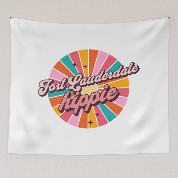 Item preview, Fort Lauderdale Hippie - Lauderdale Beach Vibe - Christmas Gift Idea For Florida Hippies  designed and sold by AlanPhotoArt.