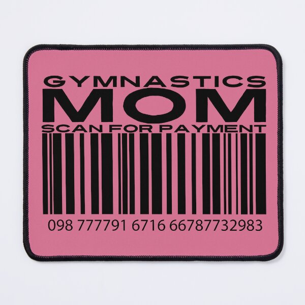 Item preview, Gymnastics Mom Scan For Payment | Gymnastics Mom | Funny Gymnastics Quote (White Lettering Available) designed and sold by Wavecrest Wearables.