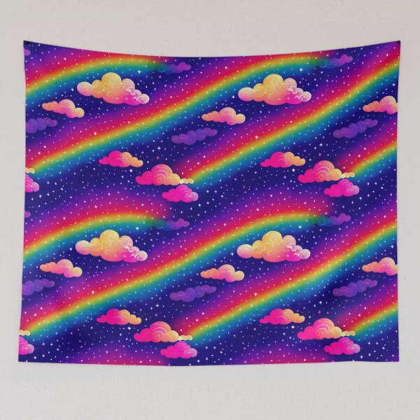 Item preview, Rainbows And Clouds designed and sold by Unicorn Trainwreck.