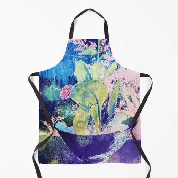 Item preview, Outsider Flower Art in Blues - dePace' designed and sold by mrpropcake.