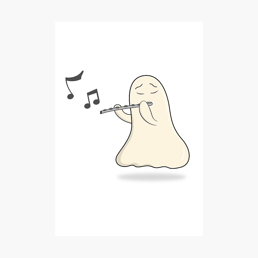 Ghost Playing Flute