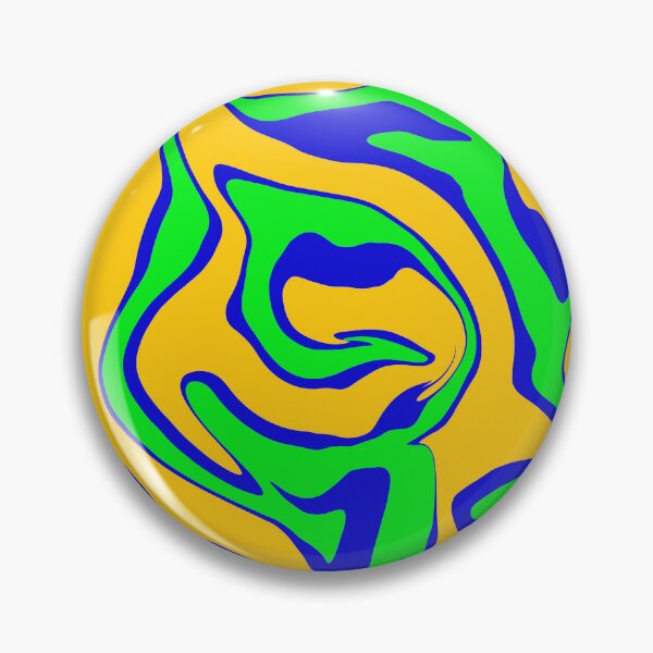 Item preview, Gold, Blue, & Green Liquid Swirl designed and sold by rainestore.