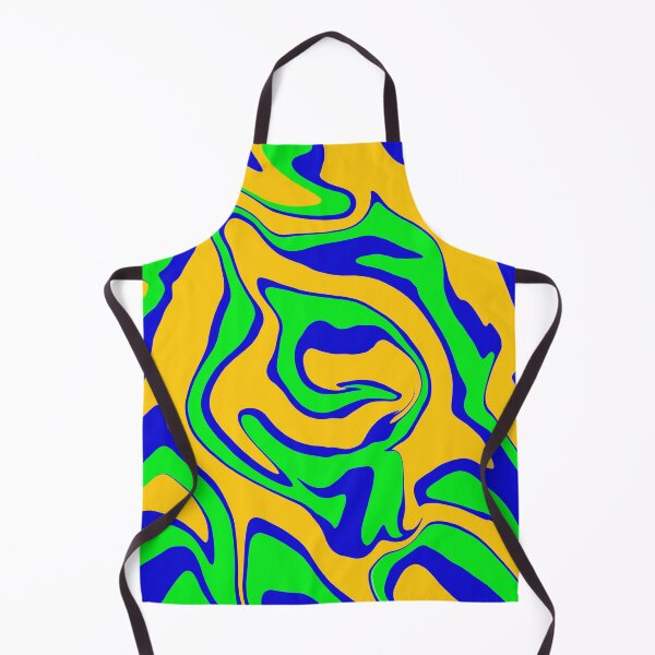 Item preview, Gold, Blue, & Green Liquid Swirl designed and sold by rainestore.