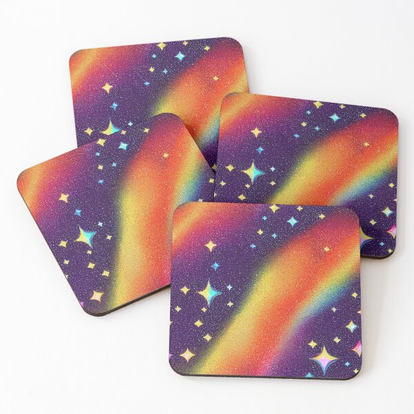 Item preview, Rainbow Streaks And Stars designed and sold by Unicorn Trainwreck.