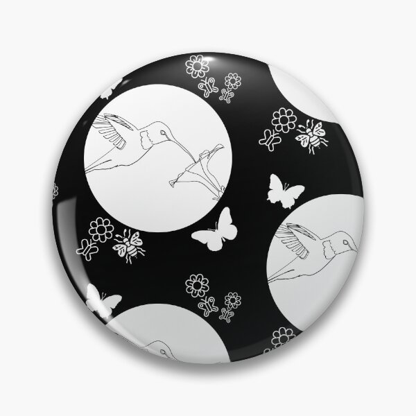 Item preview, Hummingbird With Flowers Native Garden Design designed and sold by EarthArtDesigns.