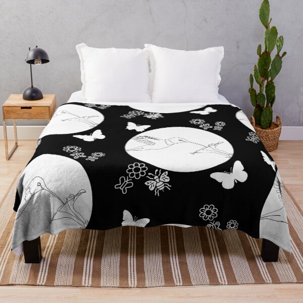 Item preview, Hummingbird With Flowers Native Garden Design designed and sold by EarthArtDesigns.
