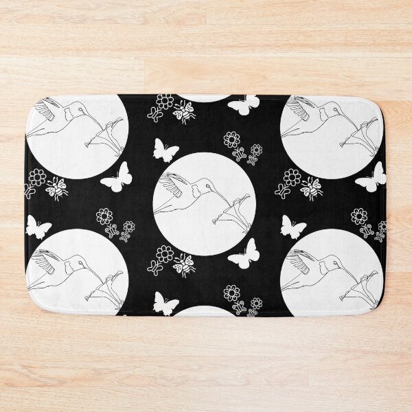 Item preview, Hummingbird With Flowers Native Garden Design designed and sold by EarthArtDesigns.