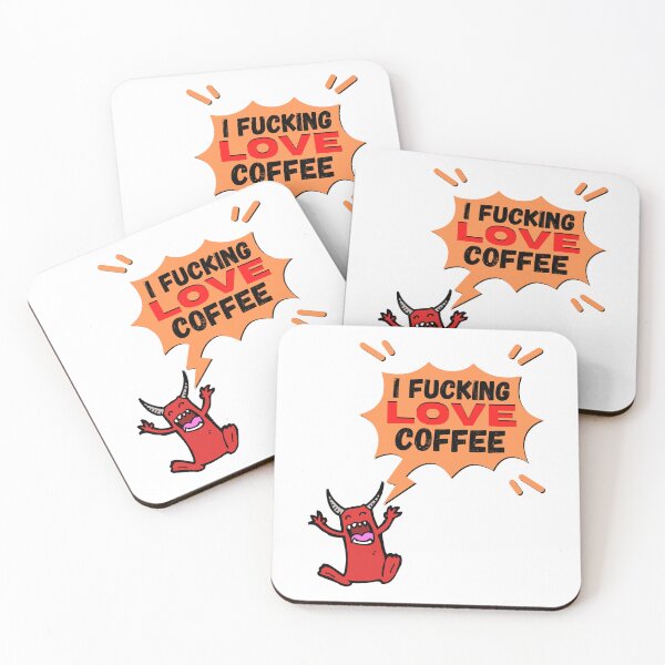 Item preview, I Fucking Love Coffee! designed and sold by It's On Backwards.