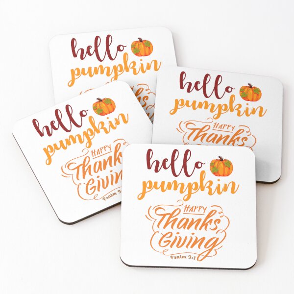 Item preview, Nice Hello Pumpking Happy Thanks Giving. Psalm 9:1 designed and sold by onlyscriptures.