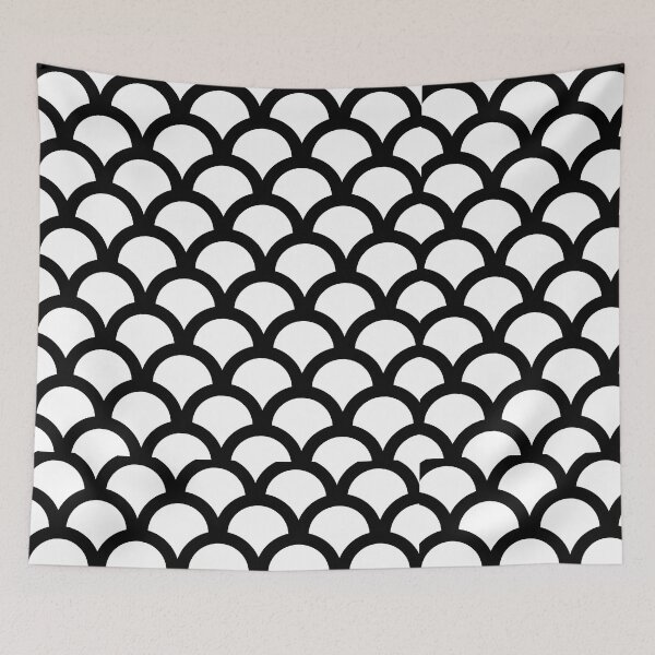Item preview, semi circle black pattern designed and sold by mylensflow.