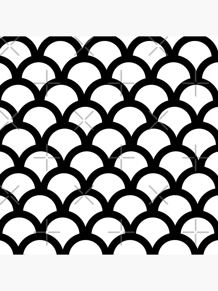 "semi circle black pattern" Sticker for Sale by mylensflow Redbubble