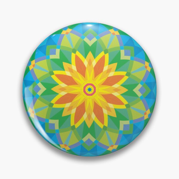 Aperçu de l'œuvre Un symbole d'espoir / Terra Sunshine | Mandala Art créée et vendue par WildFuzz.