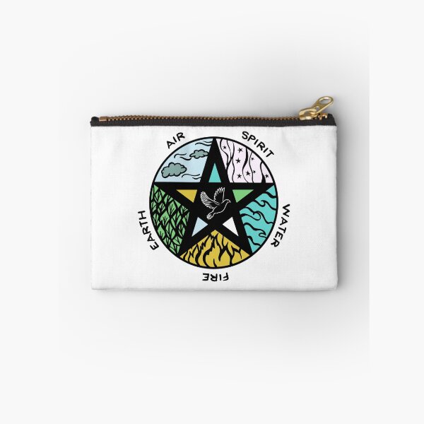 Item preview, Spiritual Dove Five Elements Pentagram Autumn Colour designed and sold by OmniRoseArt.