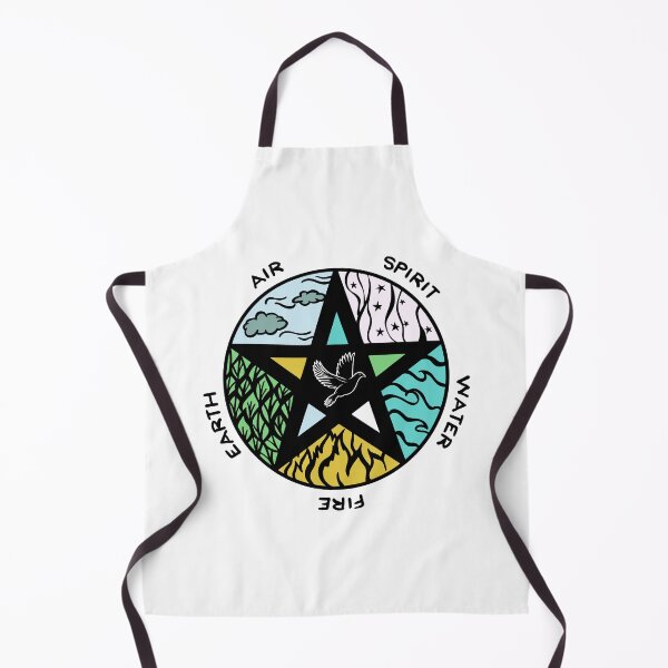 Item preview, Spiritual Dove Five Elements Pentagram Autumn Colour designed and sold by OmniRoseArt.