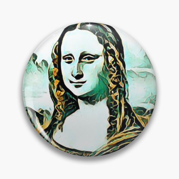 Item preview, "Mona Lisa (60)" Da Vinci's famous painting reimagined. designed and sold by thalasson.