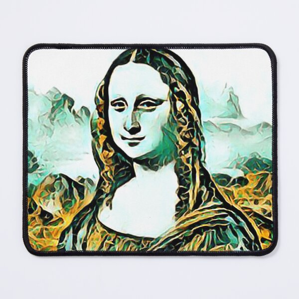 Item preview, "Mona Lisa (60)" Da Vinci's famous painting reimagined. designed and sold by thalasson.
