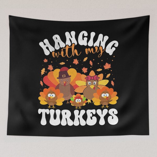 Item preview, Hanging With My Turkeys Matching Family Thanksgiving Turkey designed and sold by Zulfiqqar.
