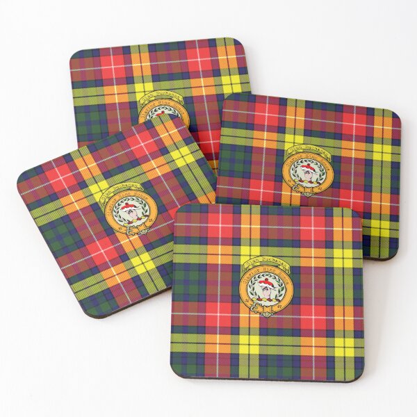 Item preview, Buchanan Scottish Tartan and Crest designed and sold by BagTown Clans.