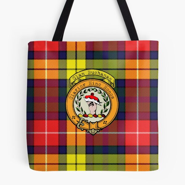 Item preview, Buchanan Scottish Tartan and Crest designed and sold by BagTown Clans.
