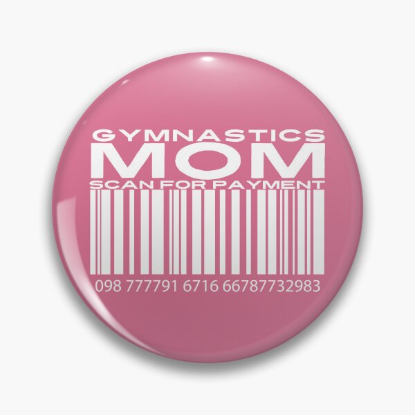 Item preview, Gymnastics Mom Scan For Payment | Gymnastics Mom | Funny Gymnastics Quote (Black Lettering Available) designed and sold by Wavecrest Wearables.