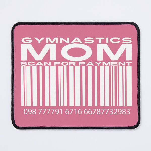 Item preview, Gymnastics Mom Scan For Payment | Gymnastics Mom | Funny Gymnastics Quote (Black Lettering Available) designed and sold by Wavecrest Wearables.