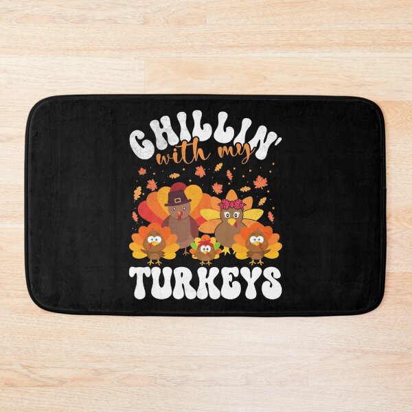Item preview, Chilling With My Turkeys Matching Family Thanksgiving Turkey designed and sold by Zulfiqqar.